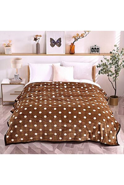 Luna DotFluff Blanket with Polka Dot 200x230 cm - Premium Microfiber Fluffy B...