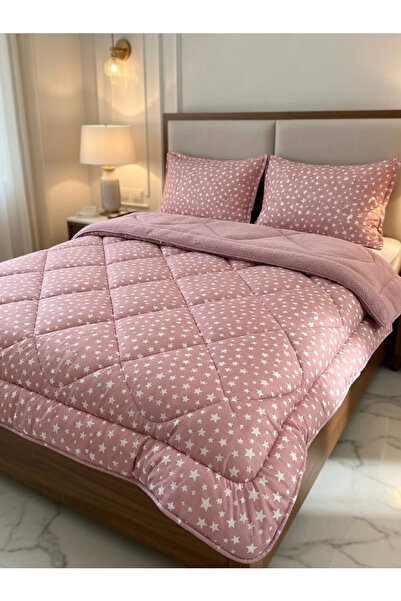 VENTİ VENTİSCA Puffy Welsoft Бавовняна двостороння двоспальна ковдра з візеру...