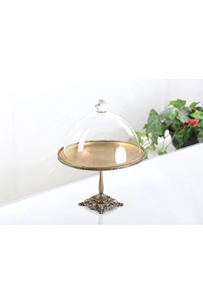 BULUTHOMEAKSESUAR Antique Engraved 30 cm Cast Iron Footed Jar