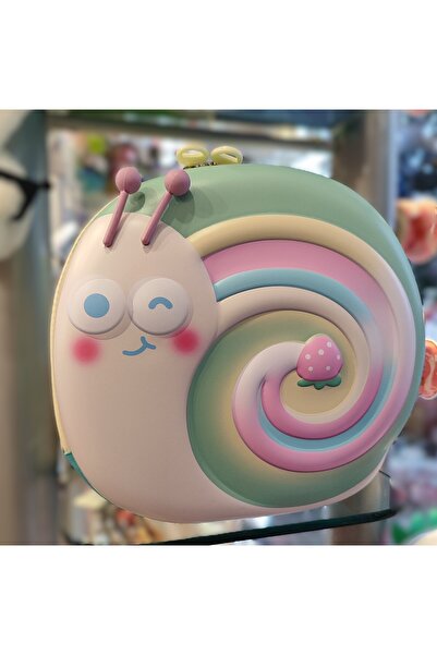 ada çanta kırtasiye Figurină de melc, mărime mică, pentru copii rucsac (27cmx...