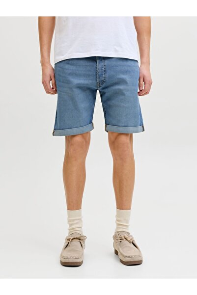 Jack & Jones Džínové kraťasy klasického střihu