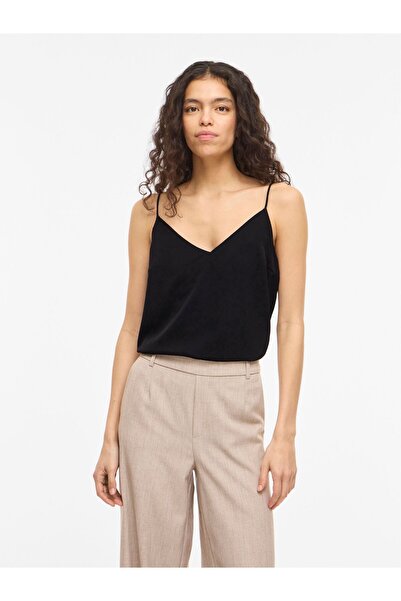 VILA Trägertop VIMATHILDE V-Ausschnitt