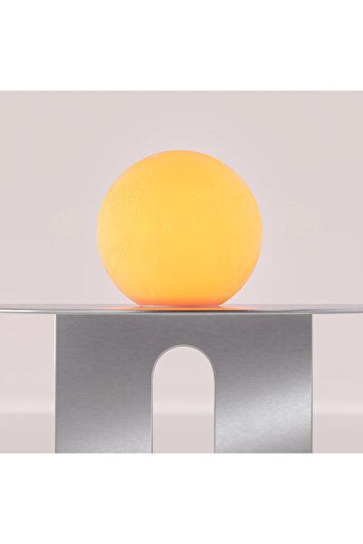 BEÇEK STORE Yeryüzü Dekoratif Masa Lambası Beyaz Japandi Organik Form Modern ...