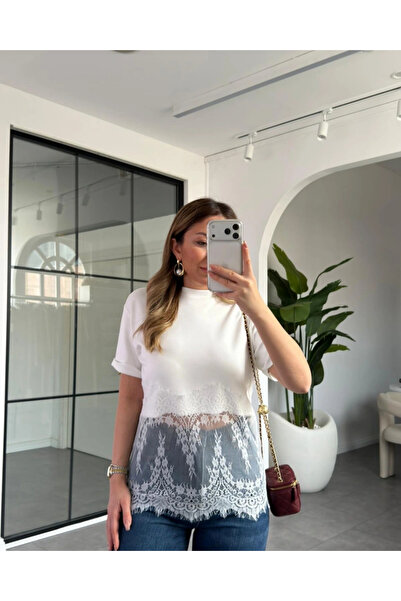 khar Women's Kuboş Altı Lace Detailed Modern Comfortable Cut Special Design B...