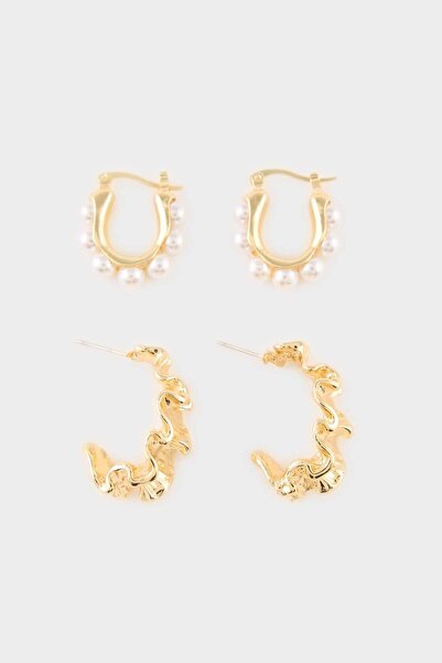 DeFacto Women's 2-Piece Earrings G9837Axns
