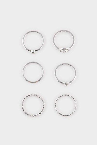 DeFacto Women's 6-Piece Ring Set H0805Axns