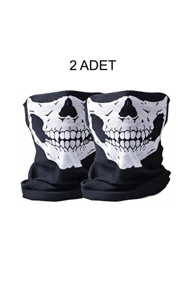 ozbience Buff Kuru Kafa İskelet Maske Motorcu Boyunluk Baf Ağızlık