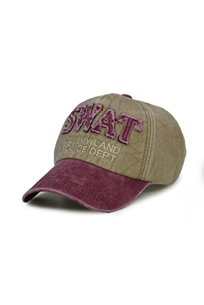 LUCEA Vintage Yıkamal swat Nakışlı Baseball Şapka – Unisex Ayarlanabilir Kep