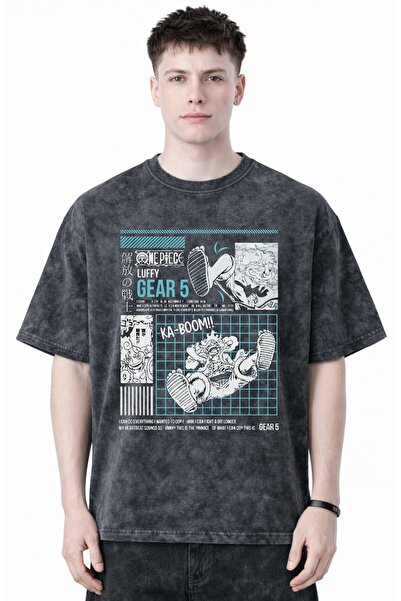 SEVBANO Design Monkey D. Luffy Gear 5 One Piece Anime Printed Unisex Oversize...