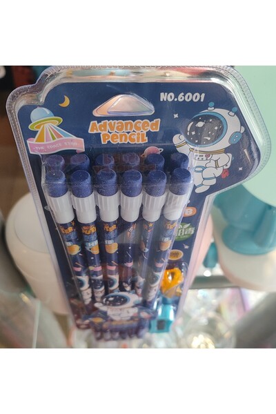 ada çanta kırtasiye Astronaut Model 12-Piece Pencil Set with Eraser Ad80280