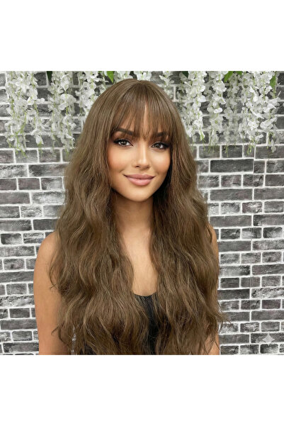 Marpessa Luxline Serisi - Kahküllü Su Dalgası Uzun Fiber Sentetik Peruk