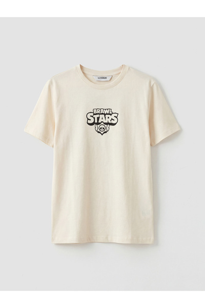 LC Waikiki LCW Kids Crew Neck Brawl Stars Αγορίστικο μπλουζάκι με στάμπα