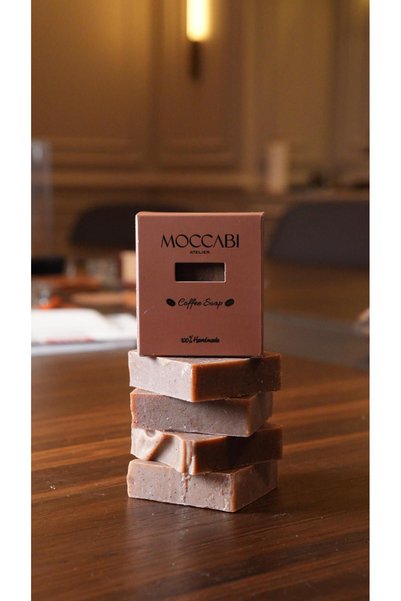 Moccabi Atelier Coffee Soap - Handmade, Exfoliating Effect
