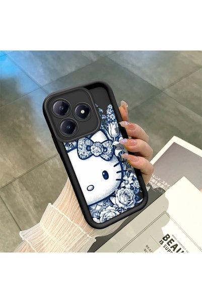 ucuc حافظة سيليكون سوداء متوافقة مع Realme C63 4G/C61 مقاومة للصدمات مع حماية...