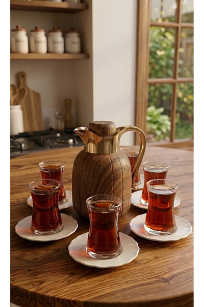 AR HOME 13 Pcs Tea set-with Thermos