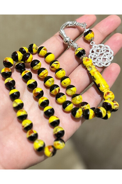 NAMAT Bakelite 45 count prayerbead rosary with stainless steel tassel