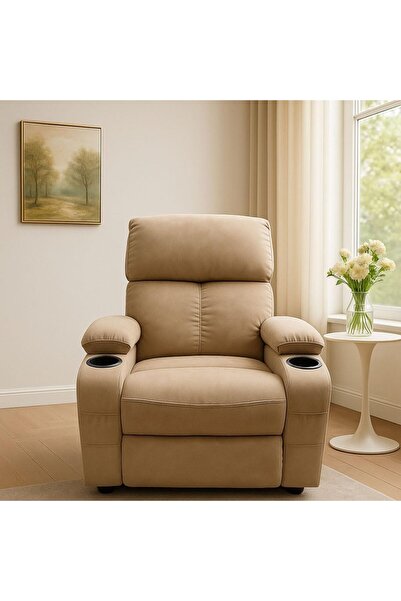SAHABA Fixed Recliner Chair, 80cm Relaxation Chair, Lazy Large chair, Manual ...