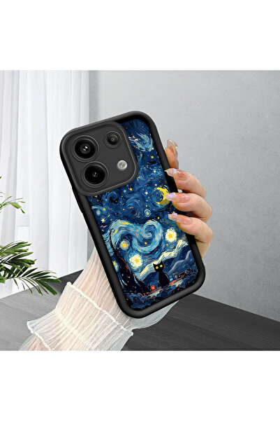 ucuc Redmi Note 13 Pro 5G Uyumlu Siyah Silikon Kılıf Darbeye Dayanıklı Kamera...