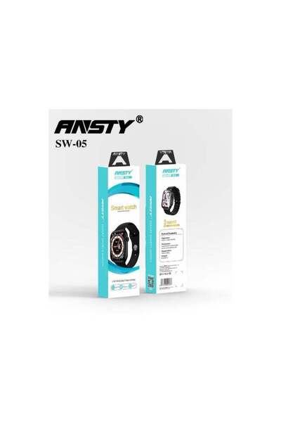 ANSTY SW-05 Smart Watch - AMOLED Display, Wireless Charging, High-Fidelity Bl...