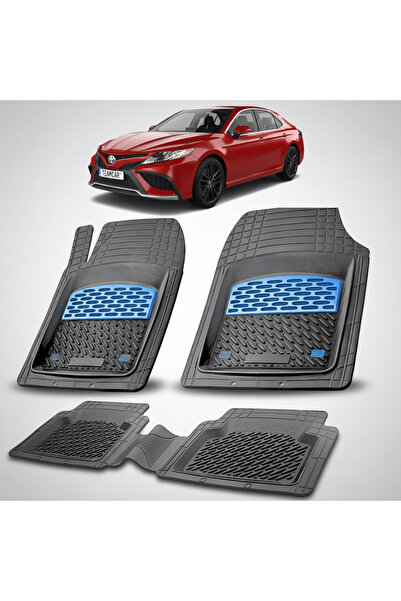 TEAMCAR Πατάκια δαπέδου συμβατά με Toyota Camry XV70 Sedan 2020-2024 | Μπλε