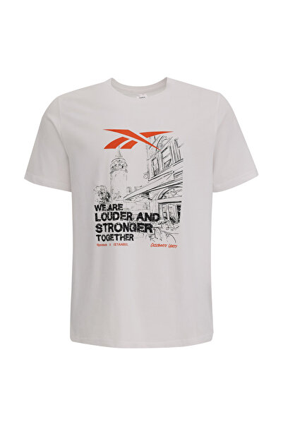 Reebok NIXAN TEE Beyaz Erkek Kısa Kol T-Shirt