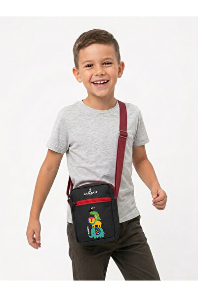 JANJAN Geantă de mână și de umăr pentru băieți geantă SI, Geantă de sărbătoar...