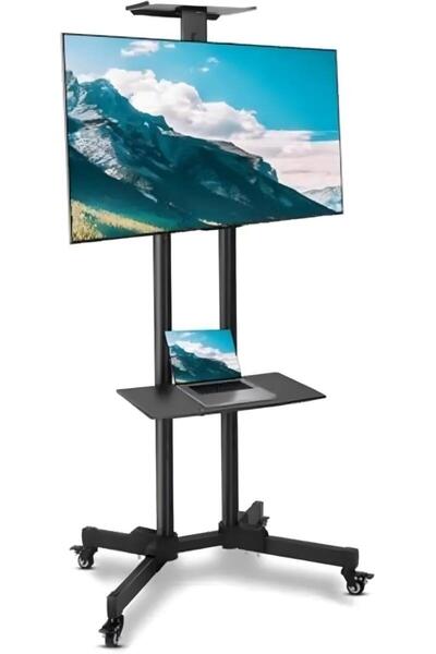 Yallabena Mobile adjustable TV cart, 32–75 inches, with mobile mount for meet...