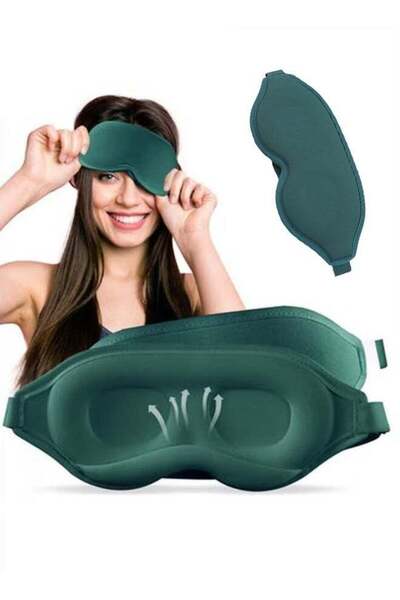 Arabest قناع نوم ثلاثي الأبعاد، غطاء ناعم قابل للتنفس بدون ضغط، مناسب للرجال ...