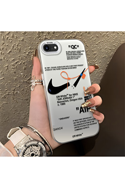 Hontinga iPhone Se 2020 Compatible Silicone Edge Hard Back Anti-Fall Phone Ca...