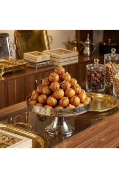 Generic ستاند تقديم استيل مقاس 25- قاعدة مرتفعة