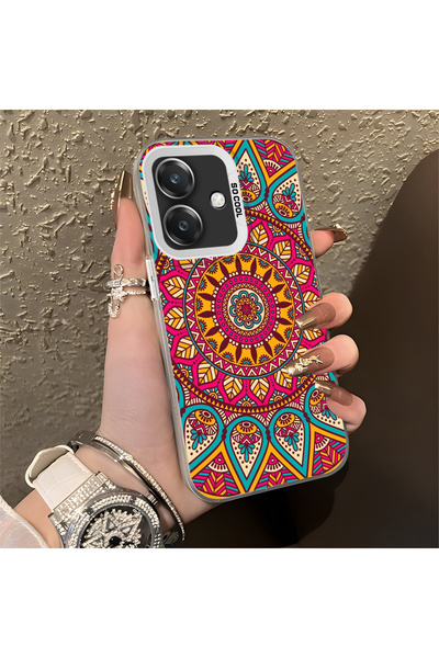 Hontinga حافظة هاتف OPPO A3 4G متوافقة مع الحواف السيليكونية الصلبة والمضادة ...