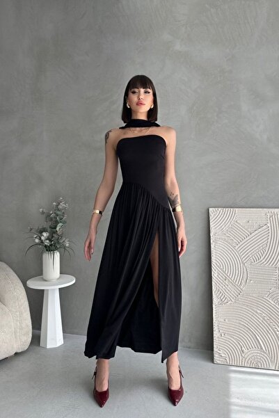 Hiccup JANES Φόρεμα μάξι χωρίς τιράντες, στενή εφαρμογή, άνοιγμα