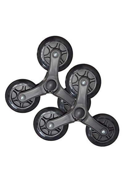 OEM Set of 2 Silicone Wheel Assemblies for Market Trolley,