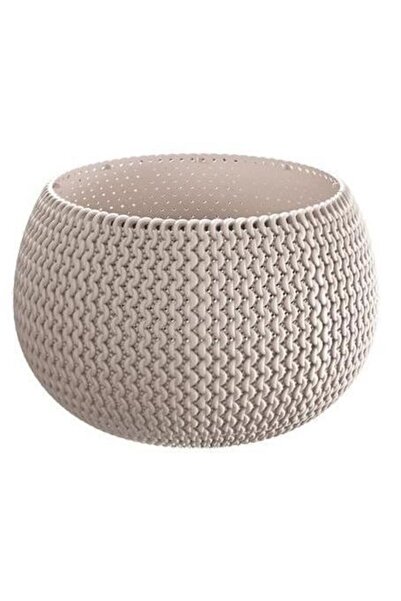 Strend Pro Ghiveci decorativ de flori, rotund, cafeniu, 29x19.5 cm, Splofy Bowl