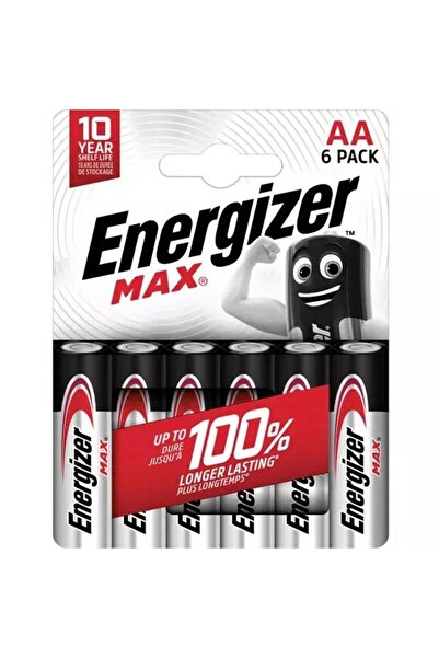 Energizer Set 3 x 6 Baterie Alcalina Energizer, R6 Max
