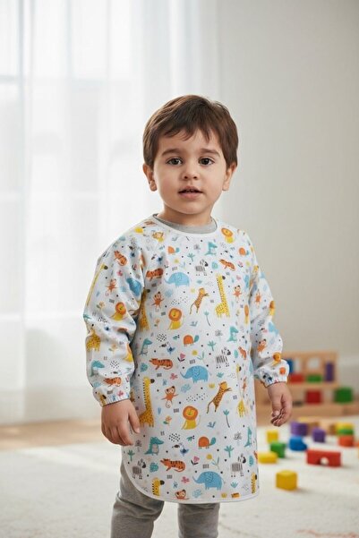 FİYPER Șorț pentru pictură și activități, 100% rezistent la lichide, pentru v...