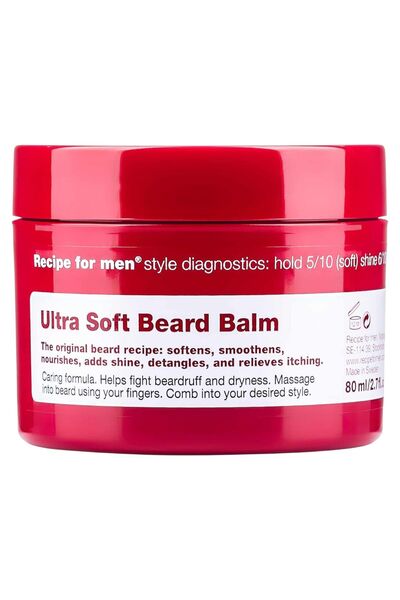 Recipe For Men Balsam de barbă ultra moale, Balsam de barbă, Catifelare, 80 ml