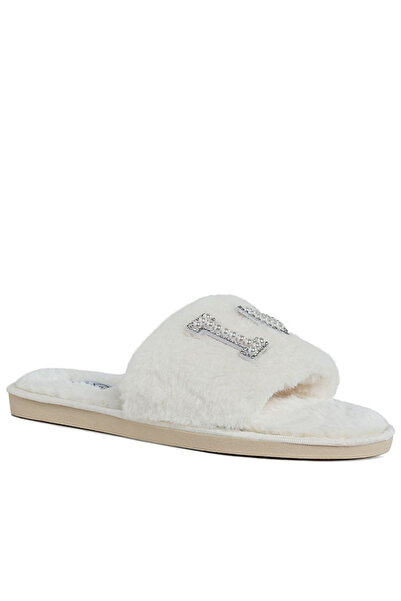 london Rag Women's Fur Sliders In Cream