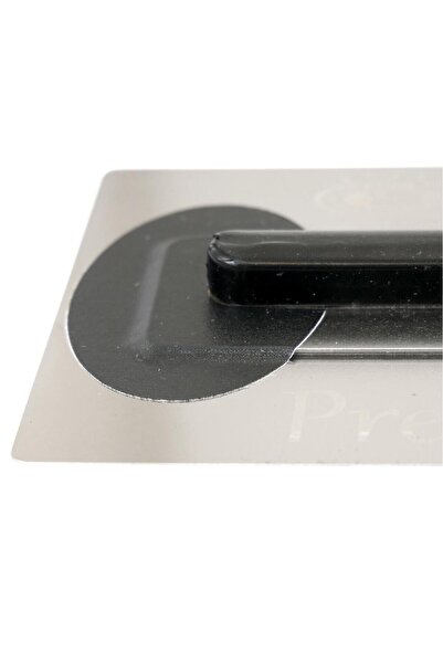 olejnik Gletiera inox, intarita, Premium Silver, Medium Flex, 40.6x12 cm x 0.4 mm, maner pluta,