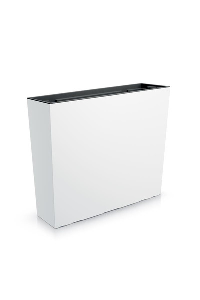 Prosperplast Jardiniera decorativa, alb, 58x18x49.8 cm, Urbi Case