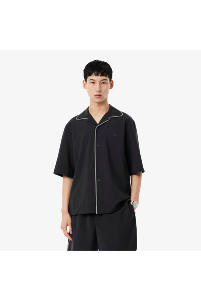 Lacoste Relaxed Fit Short Sleeved Wool Shirt - CH2401-00-S5T