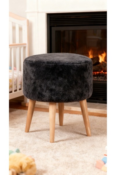 modül eva PELUŞ ÇOK AMAÇLI DOĞAL GÜRGEN AYAKLI PUF KOLTUK