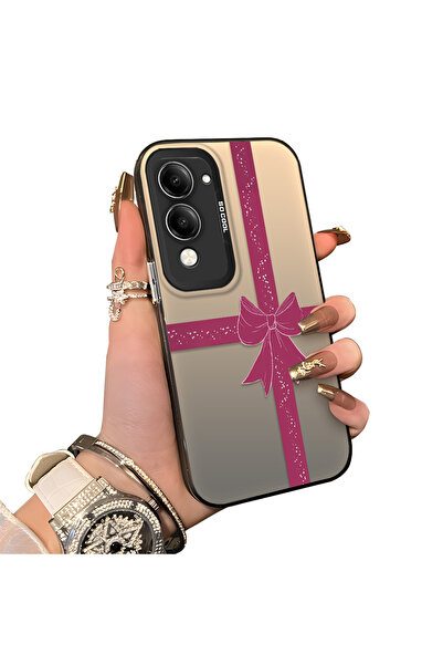 ucuc حافظة حماية للعدسات من السيليكون الصلب أكريليك درجة متوافقة مع Vivo Y19S...