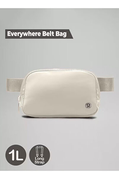 Lululun Everywhere Belt Bag, Compact Crossbody Bag with Zippered Pockets, Ext...