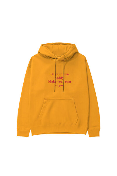 The Lucid Lab Be Your Own Daddy Make Your Own Sugar Hoodie - Orange