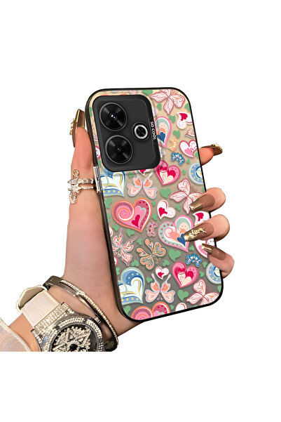 ucuc حافظة حماية للعدسات من السيليكون الصلب أكريليك درجة متوافقة مع Redmi 13/...