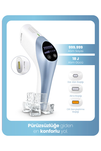 moontime alaçatı Buz Lazer Epilasyon Cihazı 999.999 Atım, Ağrısız ve Etkili Y...
