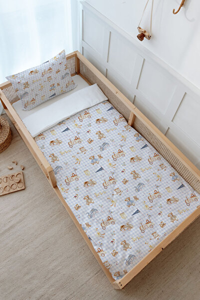 Tuğba Kuğu Montessori Duvet Cover Set (100X200) - Pureline Series - Cute Baby...