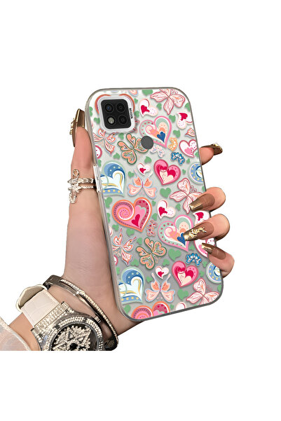 ucuc حافظة حماية للعدسات من السيليكون الصلب الأكريليكي المتوافق مع Poco C31 ب...