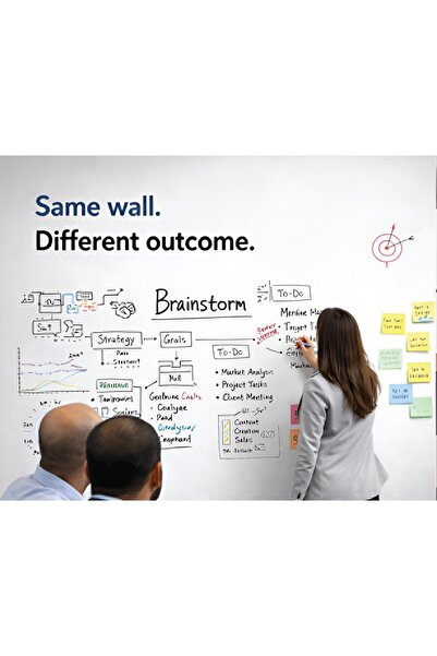 Film Base EasyWrite Self Adhesive Whiteboard Film Dry Erase Writing Wall Sticker